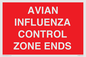 PV10382: AVIAN INFLUENZA CONTROL ZONE ENDS