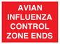PV10382: AVIAN INFLUENZA CONTROL ZONE ENDS