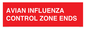 PV10382: AVIAN INFLUENZA CONTROL ZONE ENDS
