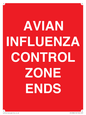 PV10382: AVIAN INFLUENZA CONTROL ZONE ENDS
