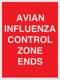 PV10382: AVIAN INFLUENZA CONTROL ZONE ENDS