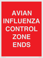 PV10382: AVIAN INFLUENZA CONTROL ZONE ENDS