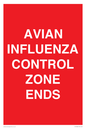 PV10382: AVIAN INFLUENZA CONTROL ZONE ENDS