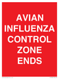 PV10382: AVIAN INFLUENZA CONTROL ZONE ENDS
