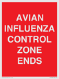 PV10382: AVIAN INFLUENZA CONTROL ZONE ENDS