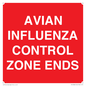 PV10382: AVIAN INFLUENZA CONTROL ZONE ENDS