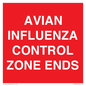 PV10382: AVIAN INFLUENZA CONTROL ZONE ENDS