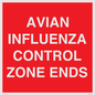 PV10382: AVIAN INFLUENZA CONTROL ZONE ENDS