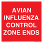 PV10382: AVIAN INFLUENZA CONTROL ZONE ENDS