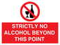 PV10390: STRICTLY NO ALCOHOL BEYOND THIS POINT