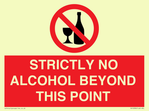 PV10390: STRICTLY NO ALCOHOL BEYOND THIS POINT