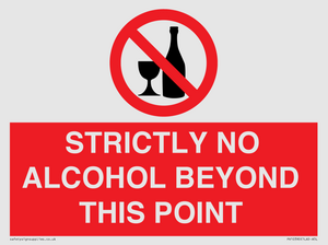 PV10390: STRICTLY NO ALCOHOL BEYOND THIS POINT