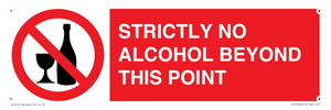 PV10390: STRICTLY NO ALCOHOL BEYOND THIS POINT