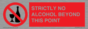 PV10390: STRICTLY NO ALCOHOL BEYOND THIS POINT
