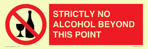 PV10390: STRICTLY NO ALCOHOL BEYOND THIS POINT