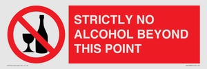 PV10390: STRICTLY NO ALCOHOL BEYOND THIS POINT