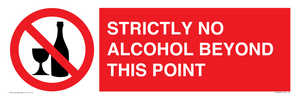 PV10390: STRICTLY NO ALCOHOL BEYOND THIS POINT