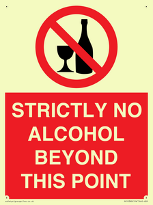 PV10390: STRICTLY NO ALCOHOL BEYOND THIS POINT