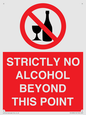 PV10390: STRICTLY NO ALCOHOL BEYOND THIS POINT