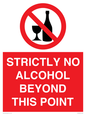 PV10390: STRICTLY NO ALCOHOL BEYOND THIS POINT
