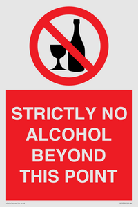 PV10390: STRICTLY NO ALCOHOL BEYOND THIS POINT