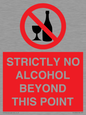 PV10390: STRICTLY NO ALCOHOL BEYOND THIS POINT