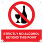 PV10390: STRICTLY NO ALCOHOL BEYOND THIS POINT