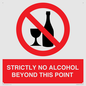 PV10390: STRICTLY NO ALCOHOL BEYOND THIS POINT