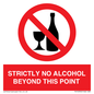 PV10390: STRICTLY NO ALCOHOL BEYOND THIS POINT