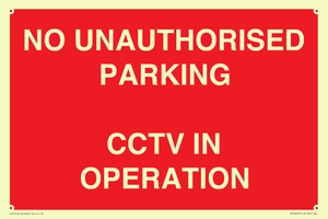 PV10405: NO UNAUTHORISED PARKING CCTV IN OPERATION