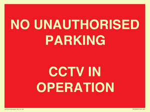 PV10405: NO UNAUTHORISED PARKING CCTV IN OPERATION