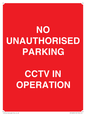PV10405: NO UNAUTHORISED PARKING CCTV IN OPERATION