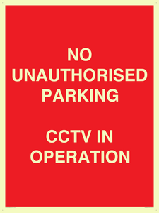 PV10405: NO UNAUTHORISED PARKING CCTV IN OPERATION
