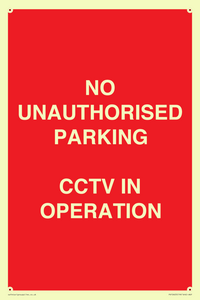 PV10405: NO UNAUTHORISED PARKING CCTV IN OPERATION
