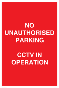 PV10405: NO UNAUTHORISED PARKING CCTV IN OPERATION