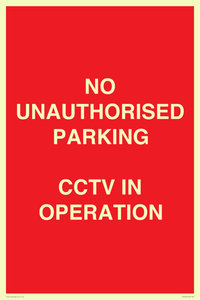 PV10405: NO UNAUTHORISED PARKING CCTV IN OPERATION
