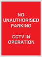 PV10405: NO UNAUTHORISED PARKING CCTV IN OPERATION