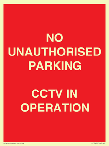PV10405: NO UNAUTHORISED PARKING CCTV IN OPERATION
