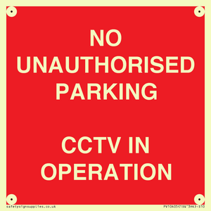 PV10405: NO UNAUTHORISED PARKING CCTV IN OPERATION