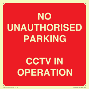 PV10405: NO UNAUTHORISED PARKING CCTV IN OPERATION