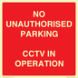 PV10405: NO UNAUTHORISED PARKING CCTV IN OPERATION