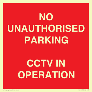 PV10405: NO UNAUTHORISED PARKING CCTV IN OPERATION