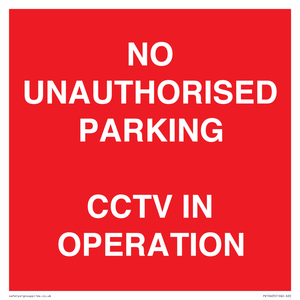 PV10405: NO UNAUTHORISED PARKING CCTV IN OPERATION