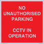 PV10405: NO UNAUTHORISED PARKING CCTV IN OPERATION