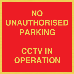 PV10405: NO UNAUTHORISED PARKING CCTV IN OPERATION