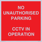 PV10405: NO UNAUTHORISED PARKING CCTV IN OPERATION