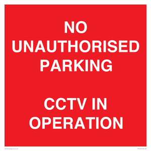 PV10405: NO UNAUTHORISED PARKING CCTV IN OPERATION