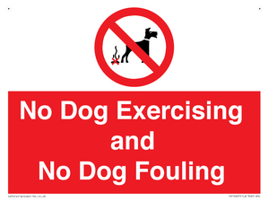 PV10407: No Dog Exercising and No Dog Fouling