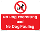 PV10407: No Dog Exercising and No Dog Fouling