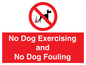 PV10407: No Dog Exercising and No Dog Fouling
